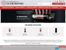 Tablet Screenshot of elektronky.com